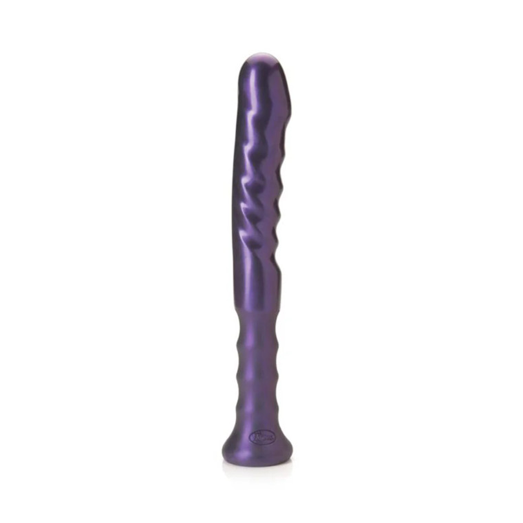 Tantus Echo Handle Dildo, 7.0 Inch Insertable, 1.5 Inch Max Width, Amethyst