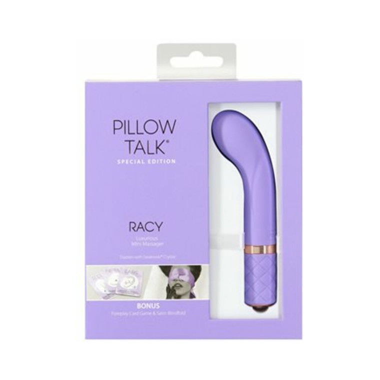 Pillow Talk Special Edition Racy Mini G-Spot Vibrator with Swarovski Crystal, Purple
