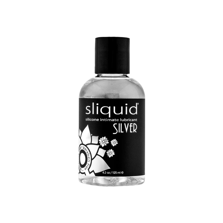 Sliquid Naturals Silver Silicone Lubricant, 4.2 oz.