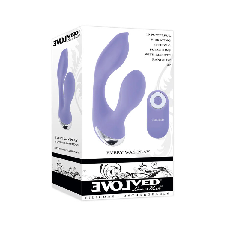 Evolved Every Way Play Wearable Silicone Vibrator