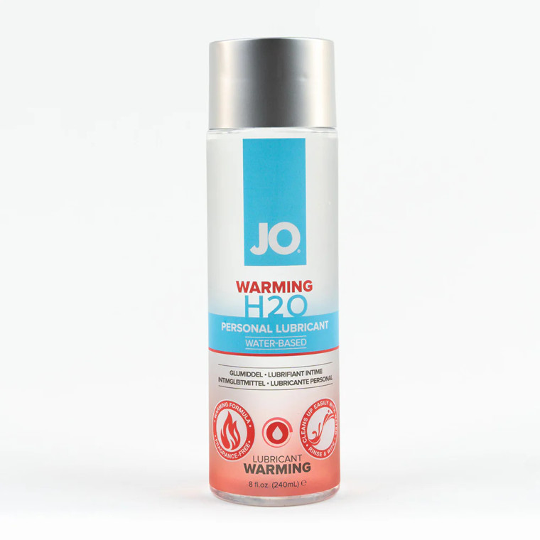 JO H2O Warming Water-Based Lubricant, 8 oz.