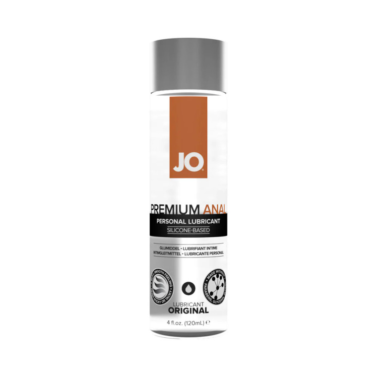 JO Premium Anal Original Silicone-Based Lubricant, 4 oz.