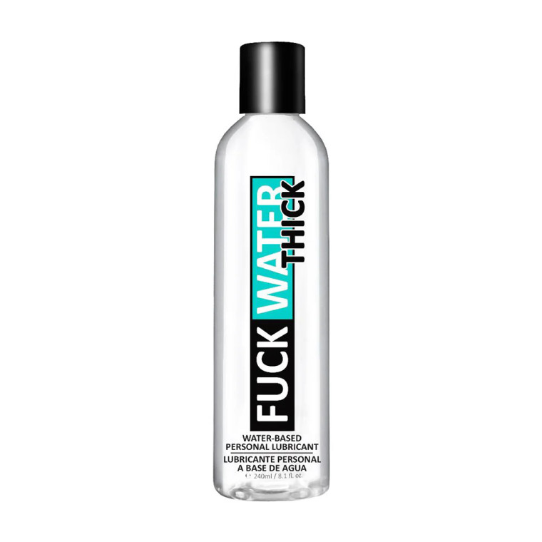 Fuck Water Thick Clear Water-Based Lubricant, 8 oz.