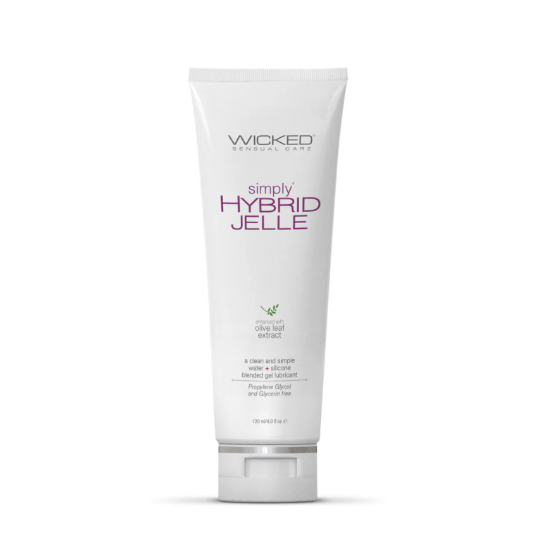 Wicked Simply Hybrid Jelle Lubricant, 4 oz.