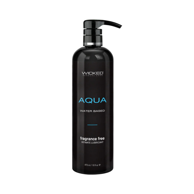 Wicked Aqua Water-Based Lubricant, 16 oz.