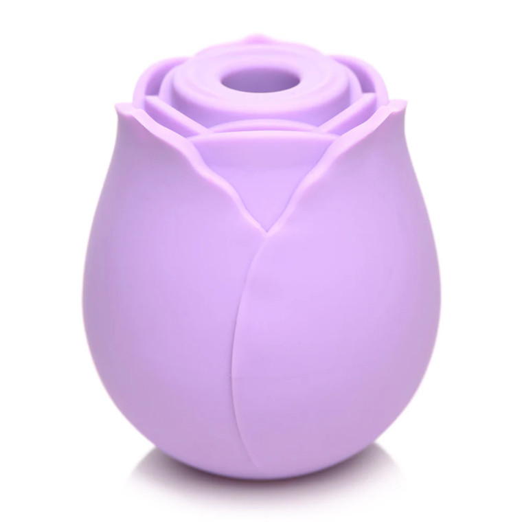 Bloomgasm 10X Wild Rose Silicone Suction Clit Stimulator, Purple