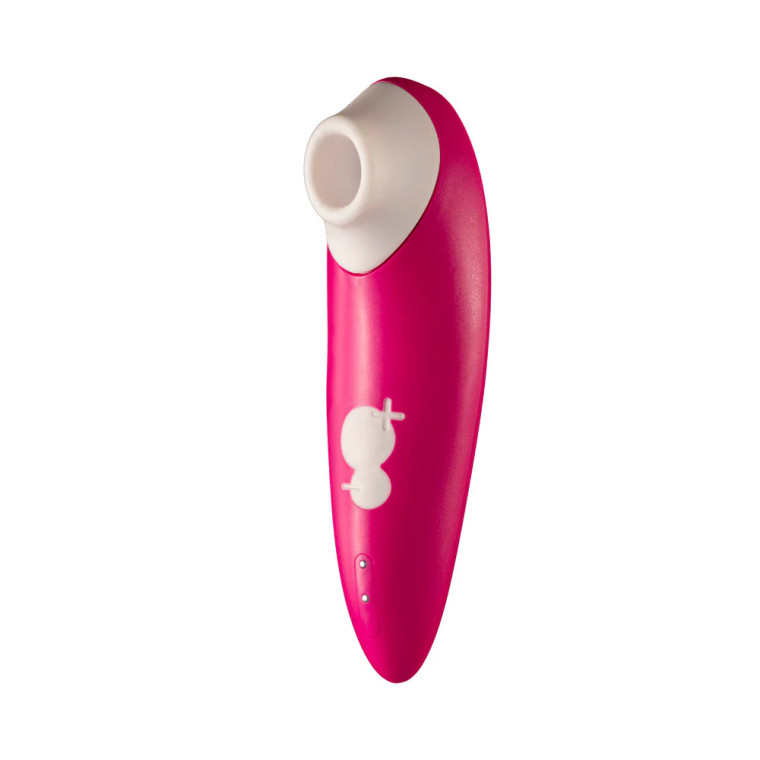 ROMP Shine Rechargeable Silicone Pleasure Air Clitoral Vibrator, Pink
