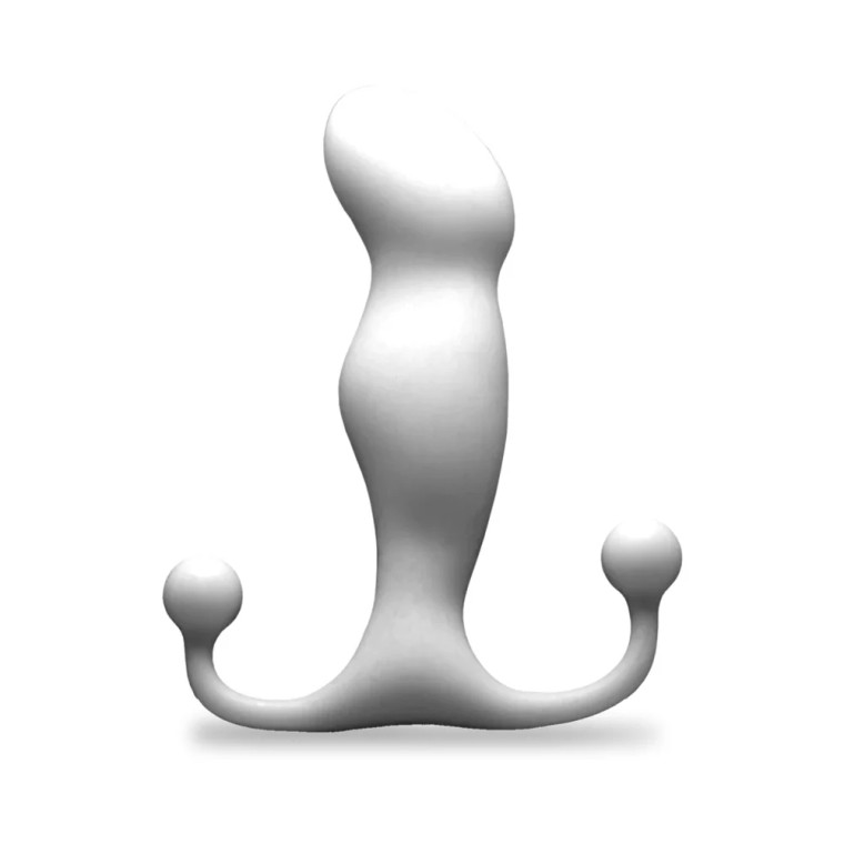 Aneros Progasm Manual Prostate Stimulator, 4.0 Inch Insertable, 1.28 Inch Max Width, Classic White