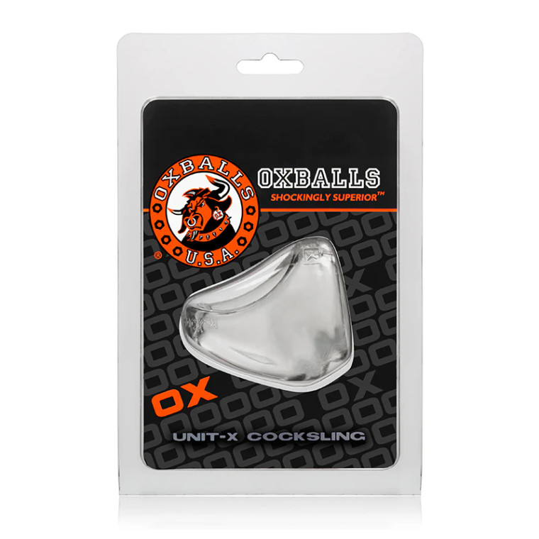 OxBalls Unit-X Cocksling, Clear