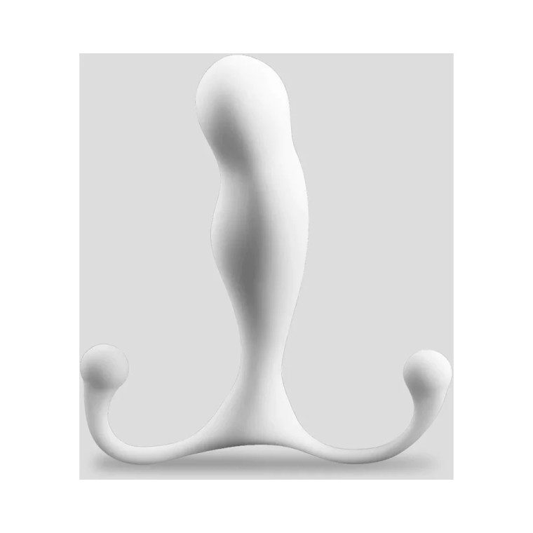 Aneros Maximus Trident Series Manual Prostate Stimulator,  3.6 Inch Insertable, 0.98 Inch Max Width, White