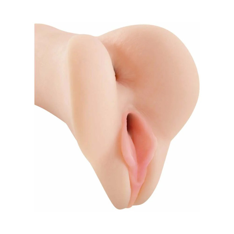 PDX Vibrating Freshman Fuckhole Remote-Controlled Vaginal Stroker, Beige