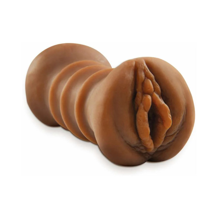 PDX Flip A Sista Over Dual-Ended Stroker, Brown