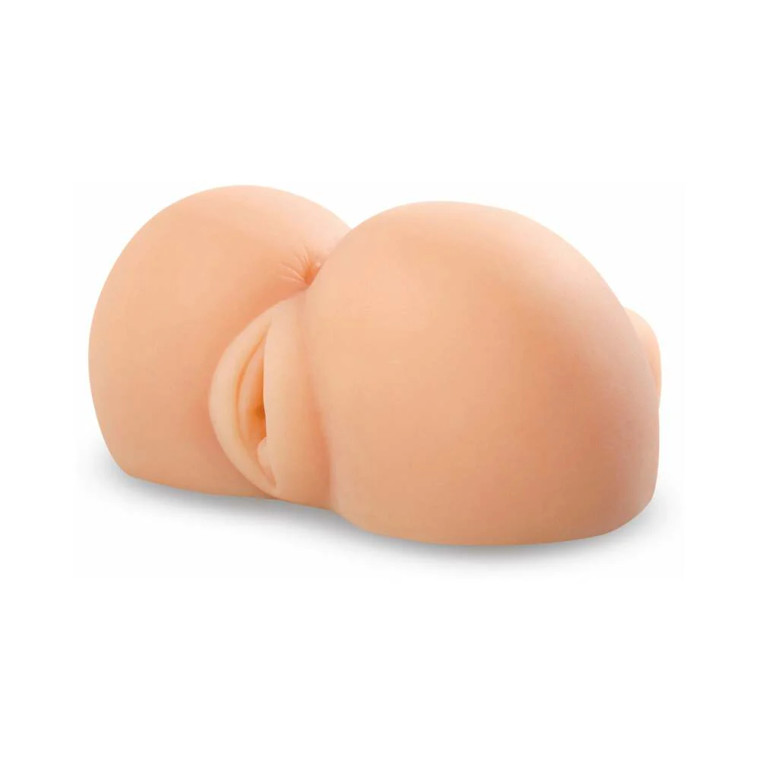 PDX Nasty Nympho Dual-Entry Masturbator, Beige