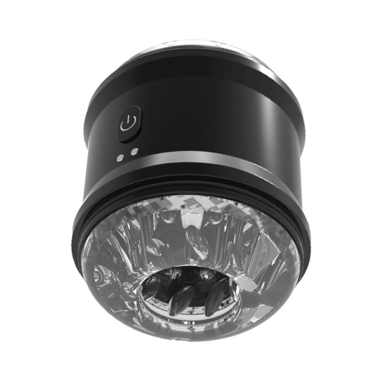 Nasstoys Dynamo Rechargeable Vibrating Masturbator Cylinder, Black