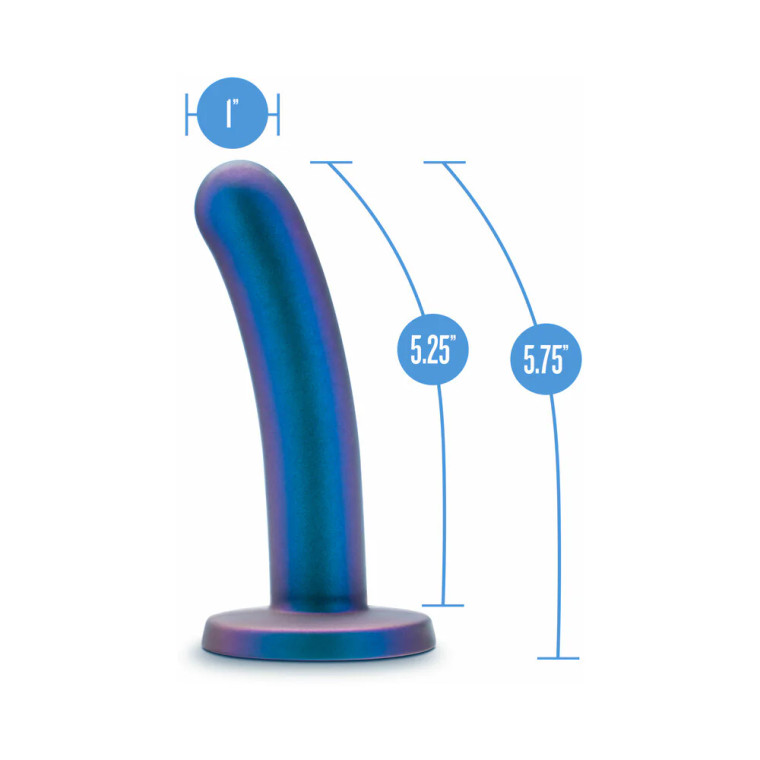 Temptasia Surrender Peg Intermediate, 5.25 Inch Insertable, 1.0 Inch Max Width, Blue Lust