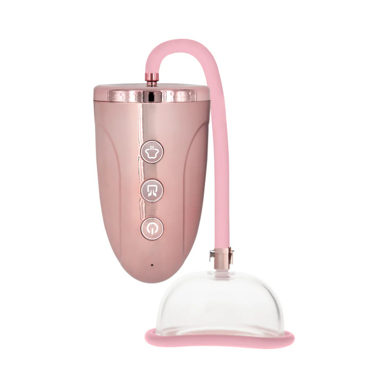 Pumped Rechargeable 3-Speed Pussy Pump, Pink