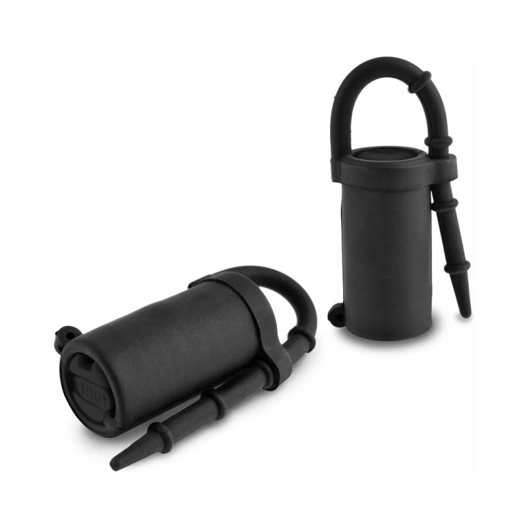 Fetish Fantasy Series Limited Edition Vibrating Silicone Nipple Teazers, Black