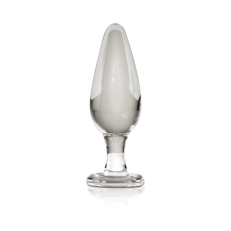 Icicles No. 26 Glass Anal Plug 4.5 Inch, Clear