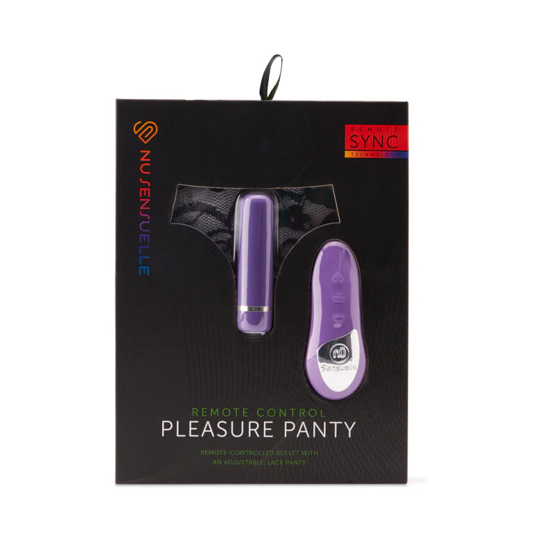 Nu Sensuelle Remote Control Pleasure Panty, Purple