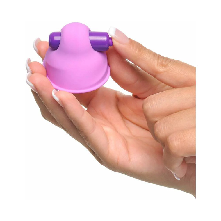 Fantasy For Her Silicone Vibrating Nipple Suck-Hers, Purple