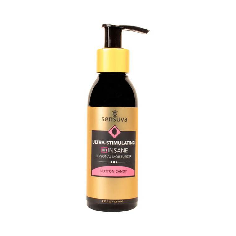 Sensuva Ultra-Stimulating ON Insane Glide, Cotton Candy Scent, 4 oz.