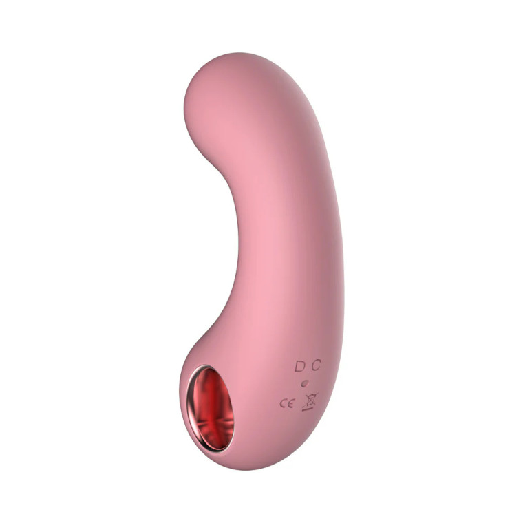 Luv Inc Cv77: Curved Vibrator, Light Pink