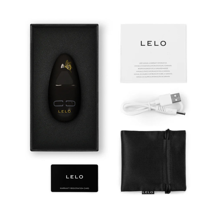 LELO NEA 3 Mini Silicone Vibrator, Black