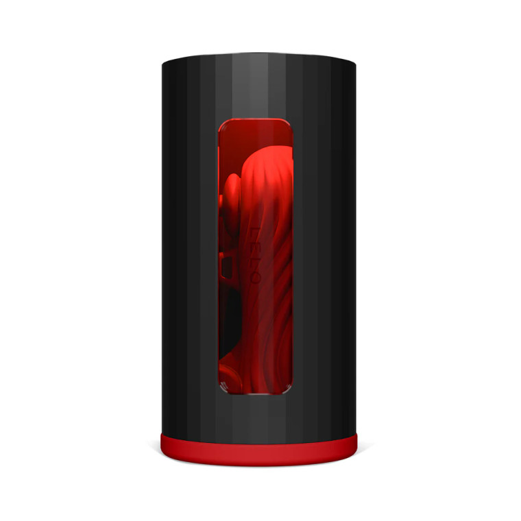 LELO F1S V3 Vibrating Penis Masturbator, Red