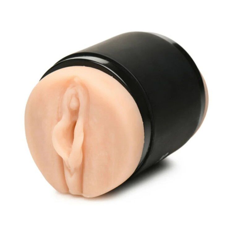 Curve Toys Mistress Double Shot Mini Masturbator Mouth & Pussy, Light Skin