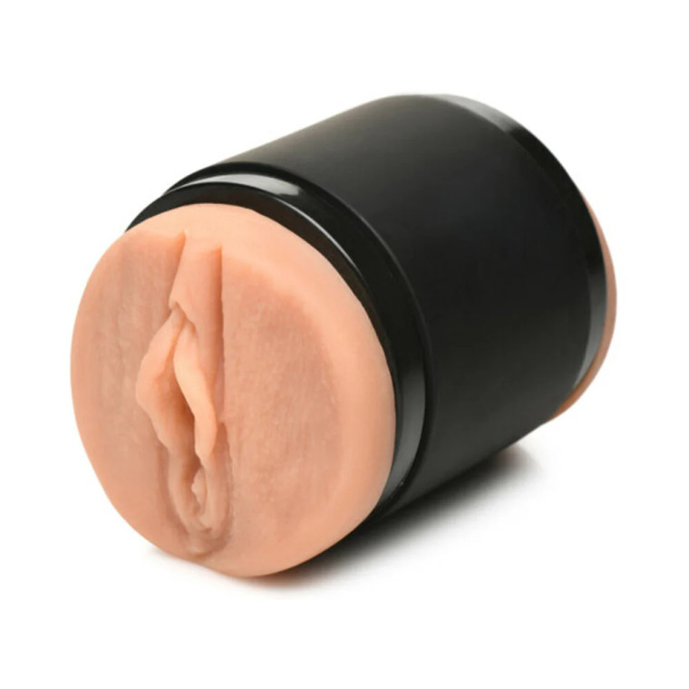 Curve Toys Mistress Double Shot Mini Masturbator Mouth & Pussy, Medium Skin