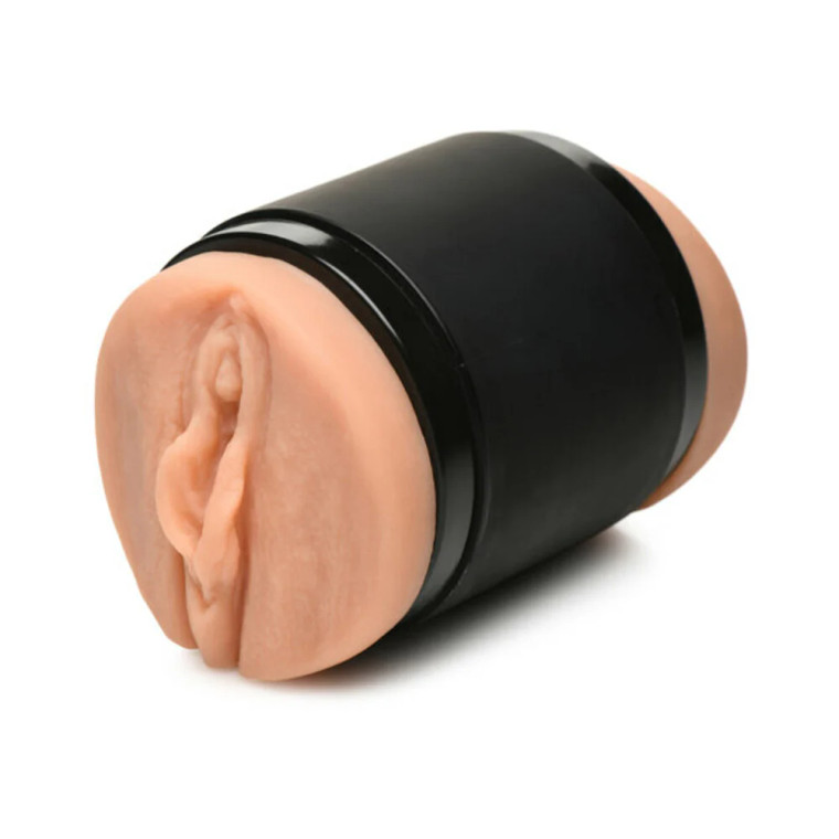 Curve Toys Mistress Double Shot Mini Masturbator Pussy & Ass, Medium Skin