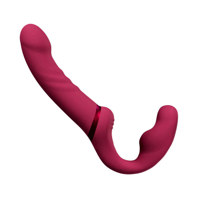 Lovense Lapis Vibrating Strapless Strap-On, 5.43 Inch Insertable, 1.61 Inch Max Width