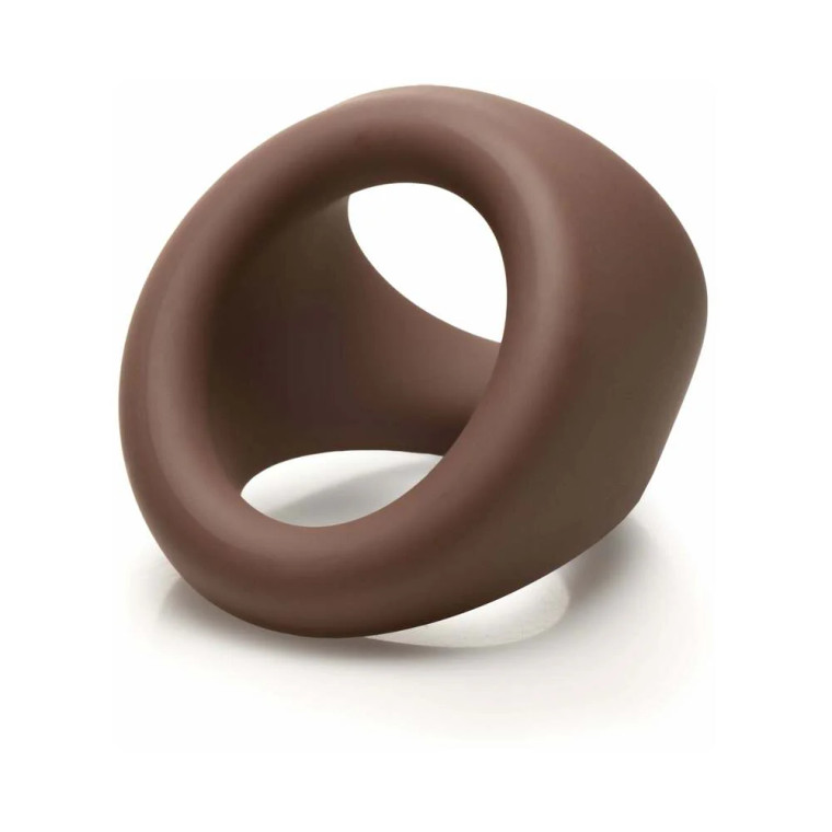 JOCK Silicone Cock & Ball Ring, Dark Skin