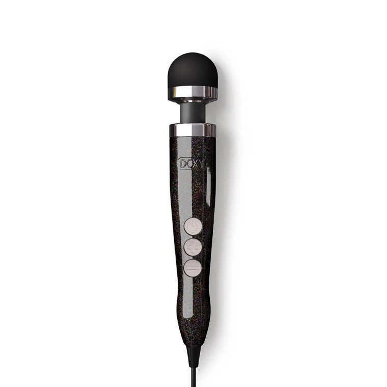 Doxy Die Cast 3 Compact Wand Vibrator, Disco Black