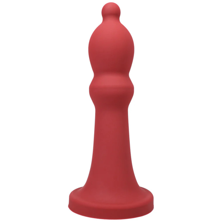 Tantus Bishop Dildo, 11 Inch Insertable, 3.0 Inch Max Width, Ruby