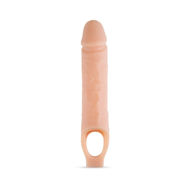 Performance Plus 10 Inch Silicone Cock Sheath Penis Extender Sling, Beige