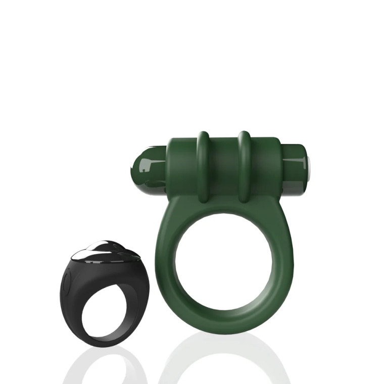 Screaming O Remote Controlled Switch Vibrating Ring, Green