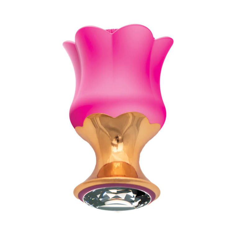 Goddess Diamond Bloom Massager, Fuchsia