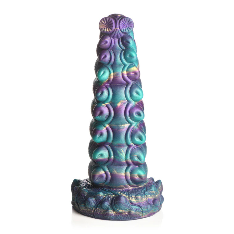 Creature Cocks Chrysalis Silicone Dildo, 7.0 Inch Insertable, 2.4 Inch Max Width