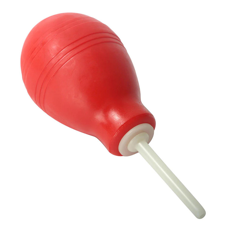 CleanStream 8 oz. Enema Bulb, Red