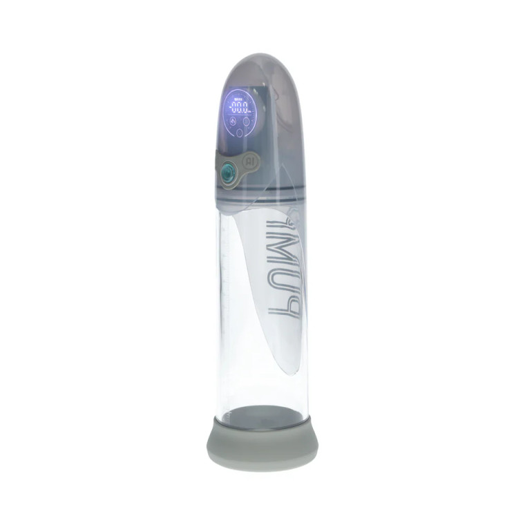Pumped Aqua-Pro Submersible Automatic AI Enabled Penis Pump, Gray