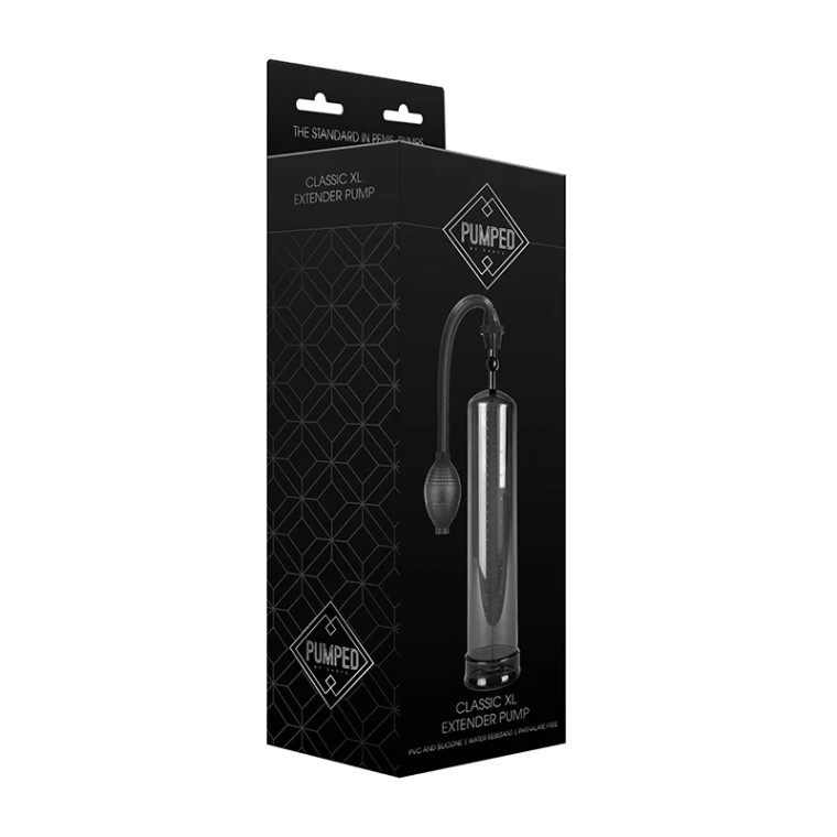 Pumped Classic XL Extender Penis Pump, Black