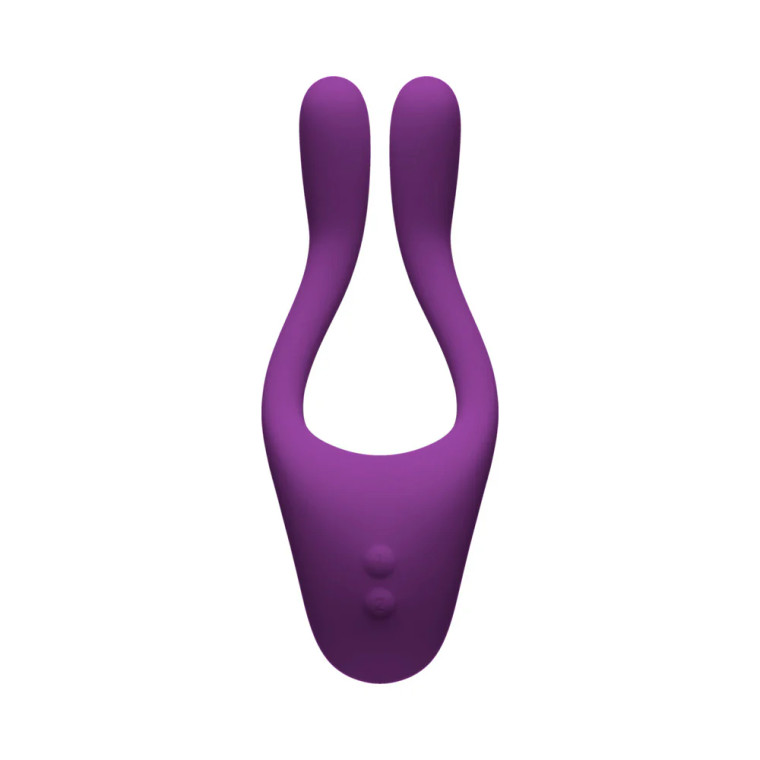 Doc Johnson TRYST V2 Bendable Multi Erogenous Zone Massager with Remote, Purple