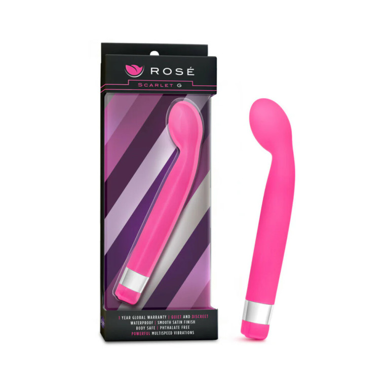 Blush Rose Scarlet G Slimline G-Spot Vibrator, Pink Blush Rose Scarlet G Slimline G-Spot Vibrator, Pink