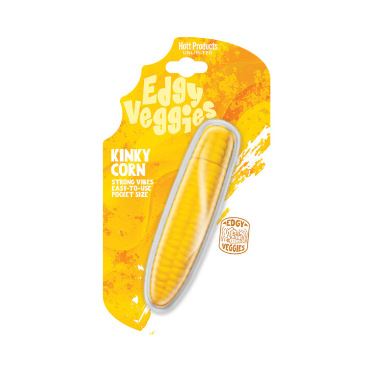 Edgy Veggies Kinky Corn Mini Vibrator