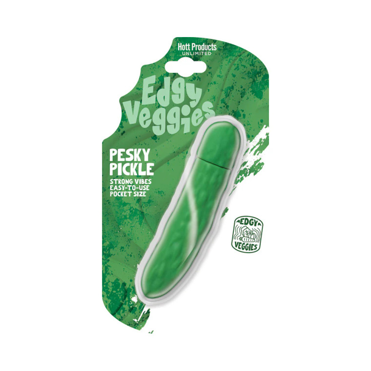 Edgy Veggies Pesky Pickle Mini Vibrator