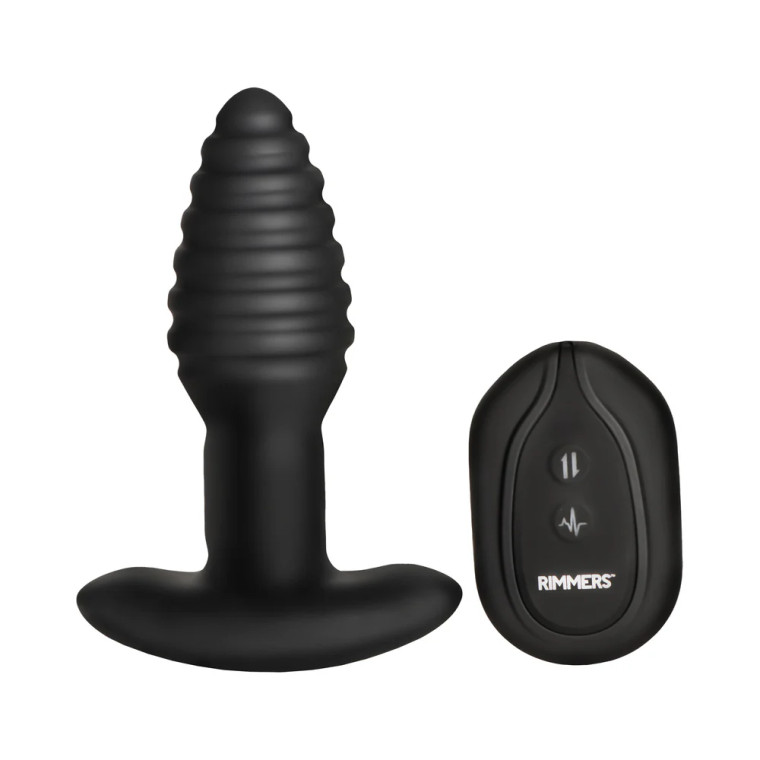 Rimmers Model-E Vibrating Rimming Plug with Remote Control