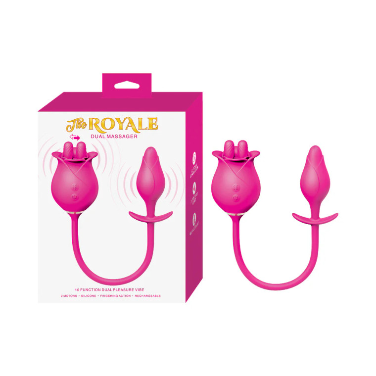 The Royale Dual Massager, Pink