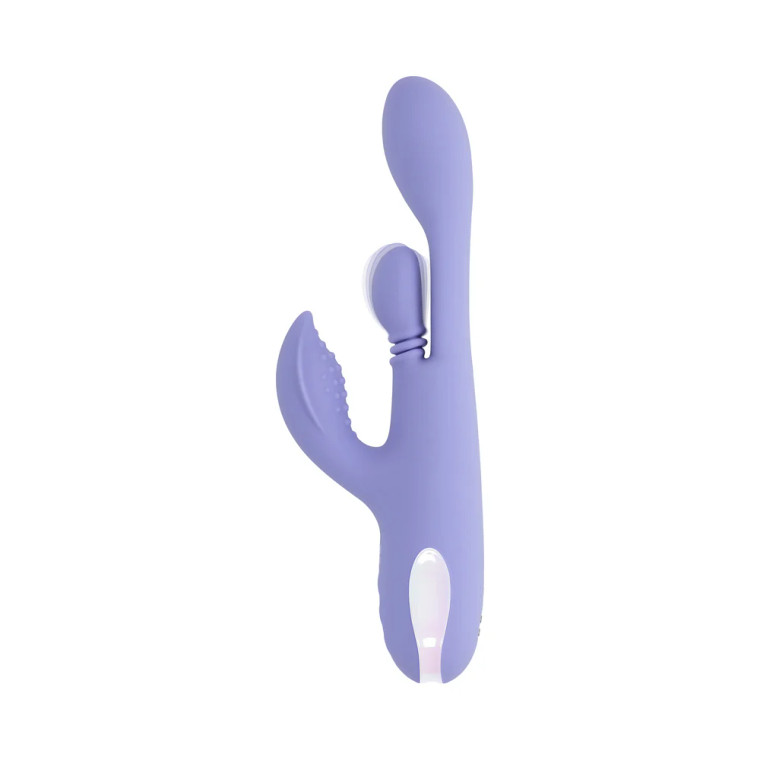 Playboy Nubbin Rubbin Rechargeable Dual Stimulator Vibe, Purple