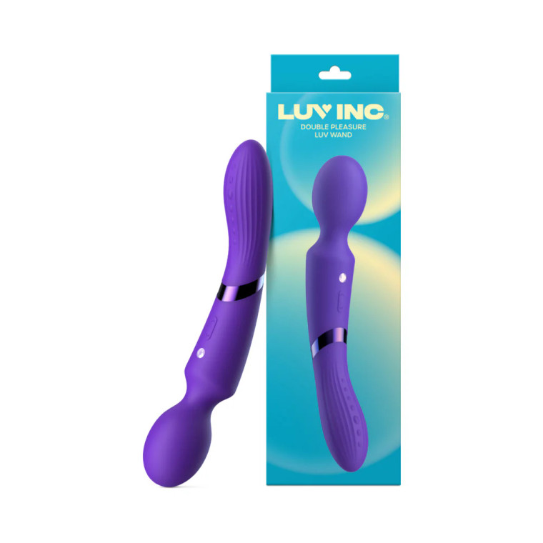 Luv Inc De39: Double-Ended Luv Wand, Dark Purple